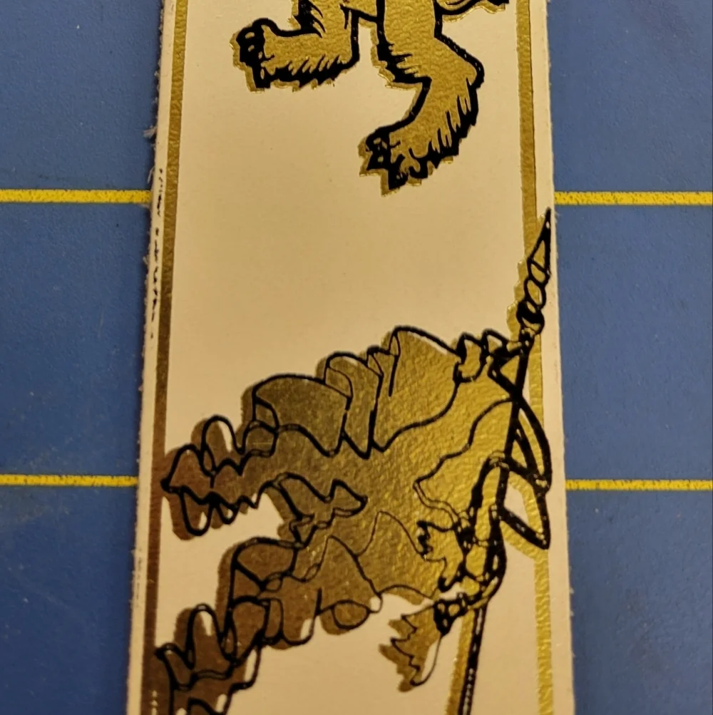 Scotland Leather Bookmark 9